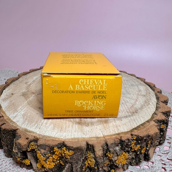 Vintage Avon “Here’s My Heart” Rocking Horse Ornament - Picture 2 of 6